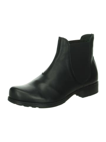 Think! Leren chelseaboots zwart
