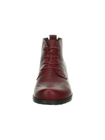 Think! Leren veterschoenen rood