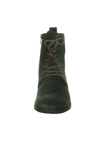 Think! Leren boots kaki