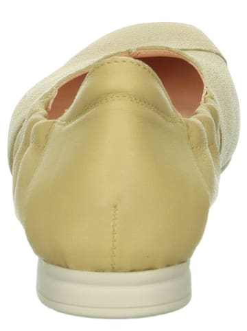 Think! Leren ballerina's "Gaudi" geel