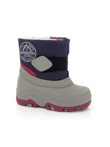 Kimberfeel Winterlaarzen "Abby" grijs/donkerblauw