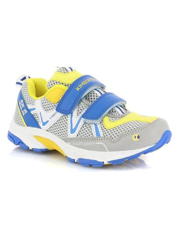 Kimberfeel Hardloopschoenen "Ilan" lichtgrijs/blauw/geel
