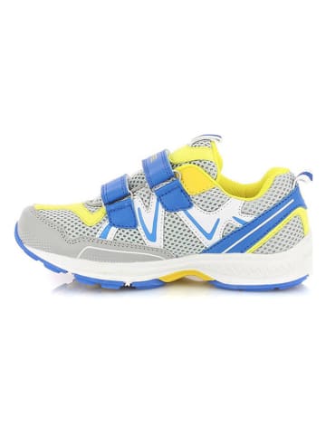 Kimberfeel Hardloopschoenen "Ilan" lichtgrijs/blauw/geel