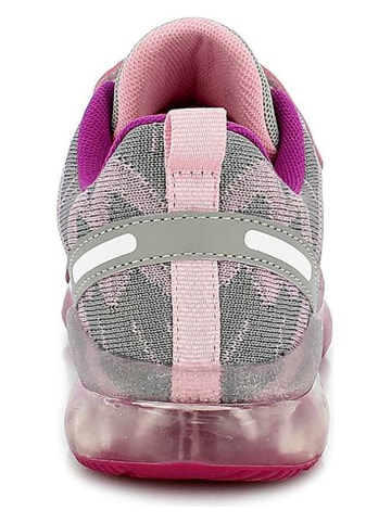 Kimberfeel Sneakers "Noah" grijs/lichtroze
