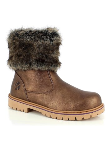 Kimberfeel Kozaki zimowe "Rosa" w kolorze jasnobrązowym