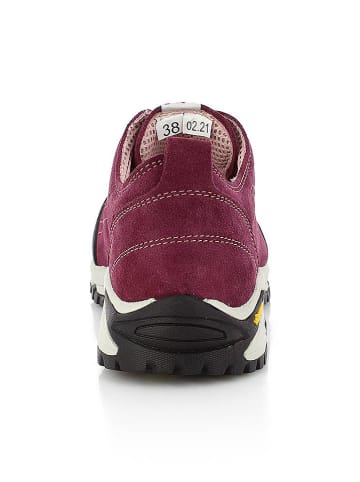 Kimberfeel Leren wandelschoenen "Aloa" pruimkleurig
