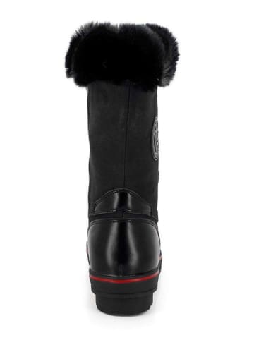 Kimberfeel Winterlaarzen "Megeve" zwart/rood