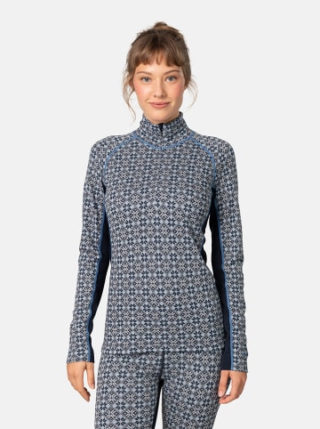 KARI TRAA Wełniany podkoszulek termiczny "Rose Light" w kolorze granatowym