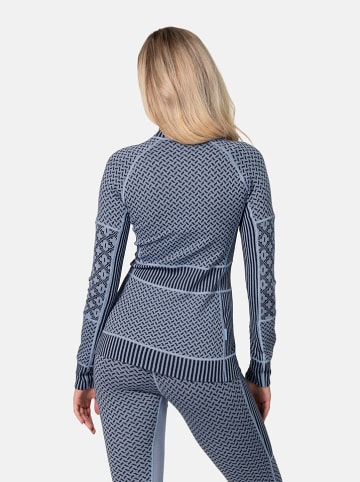 KARI TRAA Merinowollen thermo-ondergoed "Smekker" donkerblauw