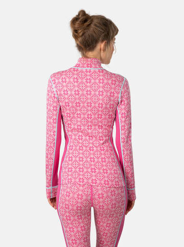KARI TRAA Merinowoll-Thermounterhemd "Rose" in Pink