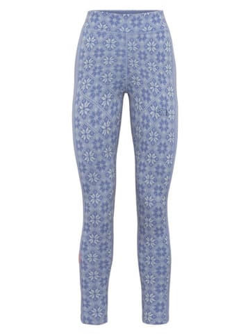 KARI TRAA Merinowollen thermo-onderbroek "Rose" lichtblauw