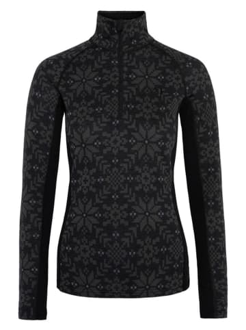 KARI TRAA Wełniany podkoszulek termiczny "Edith" w kolorze czarnym