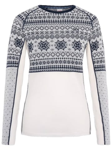 KARI TRAA Wełniany podkoszulek termiczny "Vilma" w kolorze białym