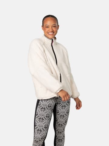 KARI TRAA Fleece vest "Olivia" wit