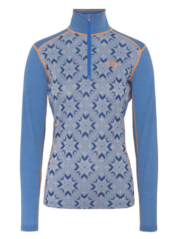 KARI TRAA Thermounterhemd "Iselin" in Hellblau