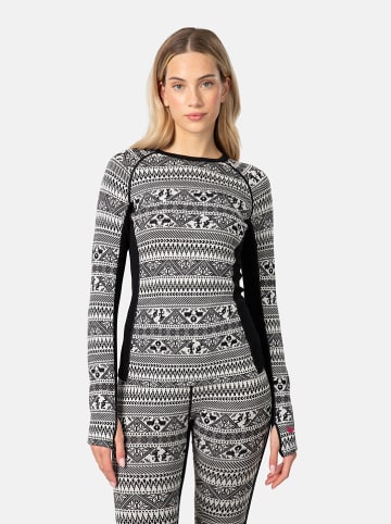 KARI TRAA Merinowollen thermo-ondergoed "Tale" zwart