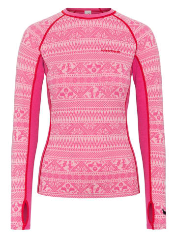 KARI TRAA Merinowoll-Thermounterhemd "Tale" in Pink