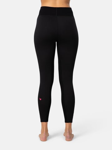 KARI TRAA Merinowoll-Thermounterhose "Tale" in Schwarz/ Grau