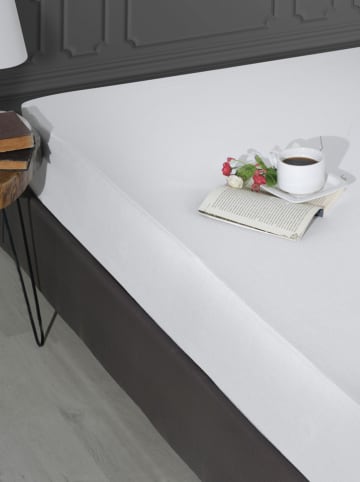 Colourful Cotton Matrasbeschermer wit