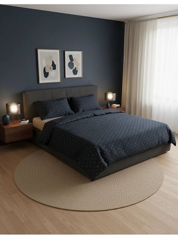 Mijolnir Renforcé-Bettwäsche-Set in Grau/ Hellbraun