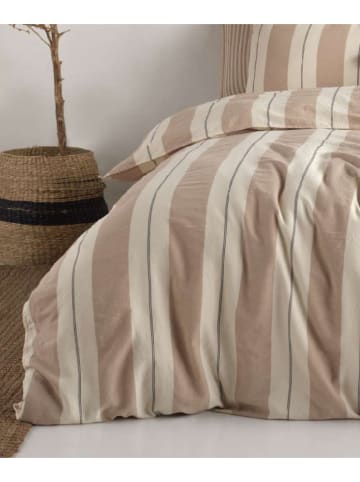 Mijolnir Renforcé-Bettwäsche-Set in Creme/ Beige