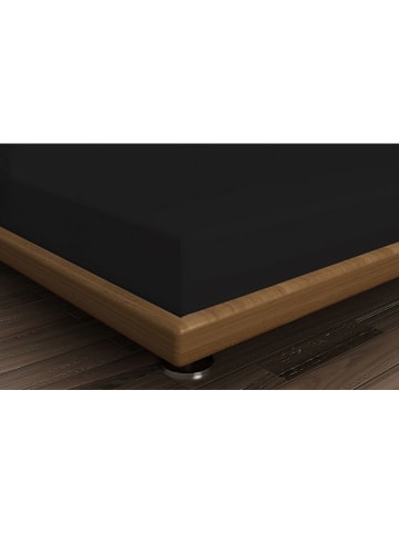 Elizabed Prześcieradło renforcé w kolorze czarnym na gumce