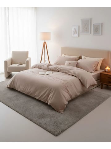 Mijolnir Komplet pościeli renforcé w kolorze jasnoróżowym