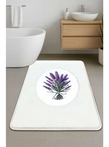 Mijolnir Dywanik łazienkowy w kolorze kremowo-fioletowym