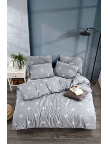 Mijolnir Komplet pościeli "Zen" w kolorze szarym