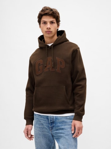 GAP Hoodie in Dunkelbraun