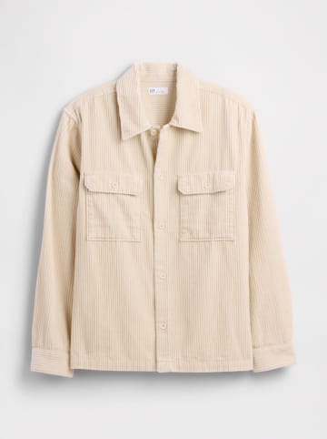 GAP Cordhemdjacke in Beige