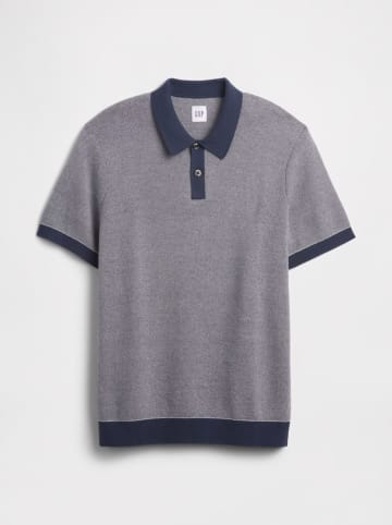 GAP Poloshirt grijs/donkerblauw
