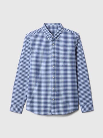 GAP Blouse - regular fit - blauw/wit