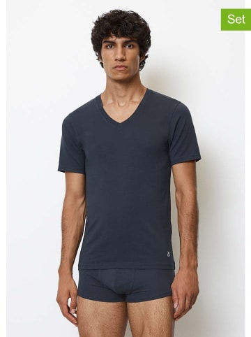 Marc O´Polo 2er-Set: Shirts in Dunkelblau