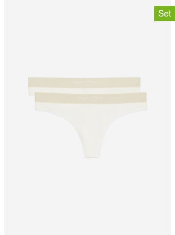Marc O´Polo Stringi (2 pary) w kolorze białym