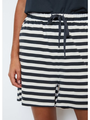 Marc O´Polo Piżama w kolorze granatowo-białym