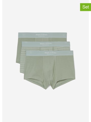 Marc O´Polo 3er-Set: Boxershorts in Grün
