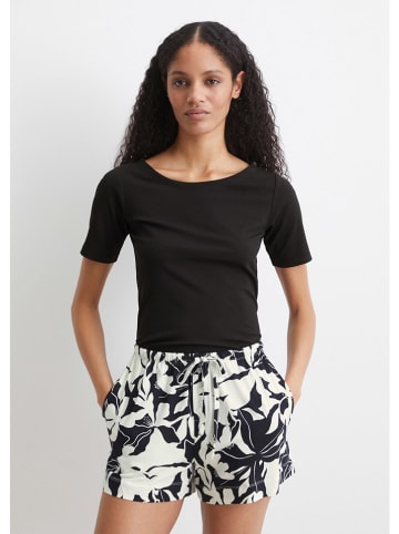 Marc O´Polo Pyjama-Shorts in Schwarz/ Weiß