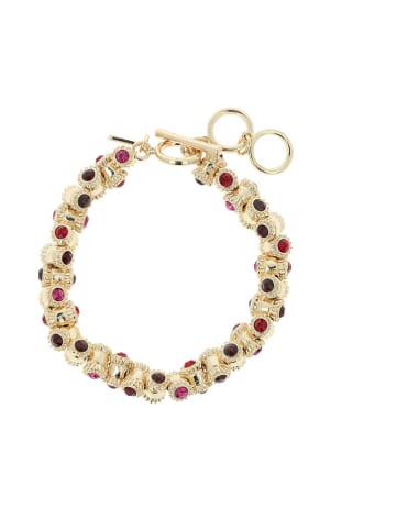 Otazu Vergold. Armkette mit Swarovski Kristallen