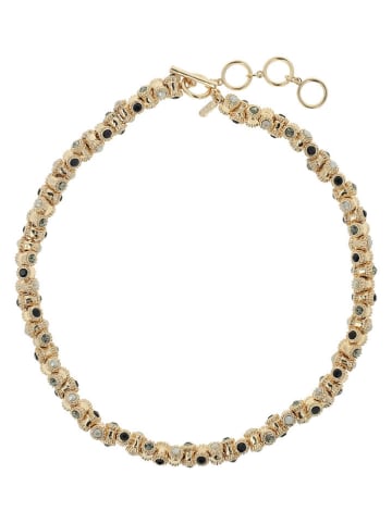 Otazu Vergulde ketting met Swarovski-kristal - (L)40 cm