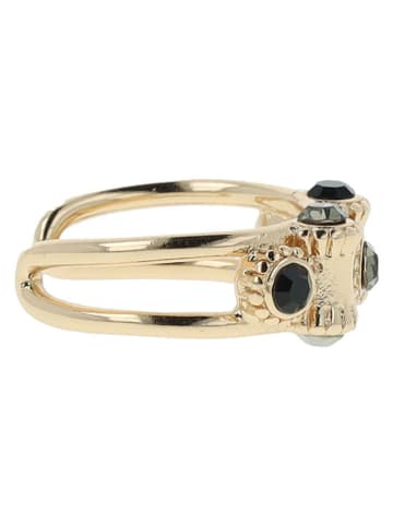 Otazu Vergulde ring met Swarovski kristallen