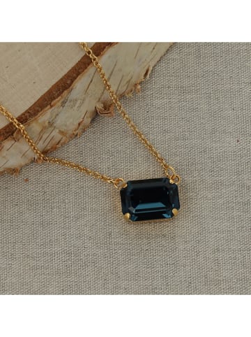 Otazu Vergulde ketting met Swarovski kristal - (L)46 cm