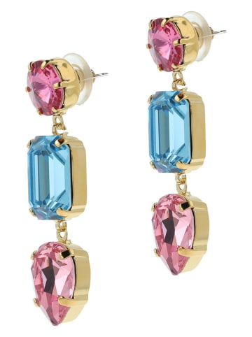 Otazu Vergold. Ohrstecker mit Swarovski Kristallen