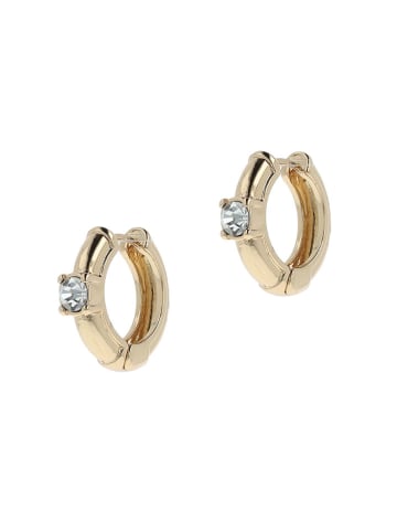 Otazu Vergold. Creolen mit Edelsteinen