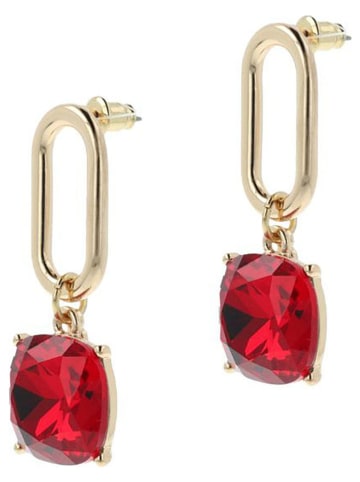 Otazu Vergold. Ohrstecker mit Kristallen