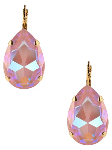 Otazu Vergold. Ohrringe mit Swarovski Kristallen