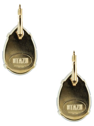 Otazu Vergold. Ohrringe mit Swarovski Kristallen