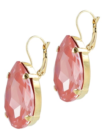 Otazu Vergold. Ohrringe mit Swarovski Kristallen
