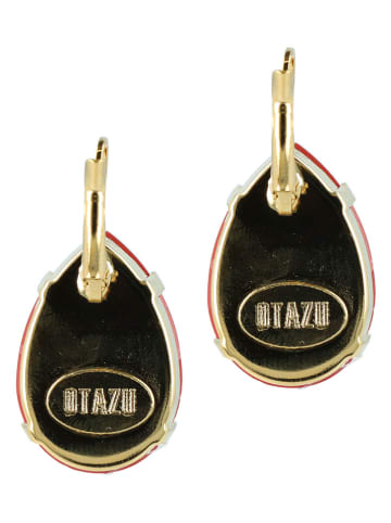 Otazu Pozłacane kolczyki z kryształami Swarovski