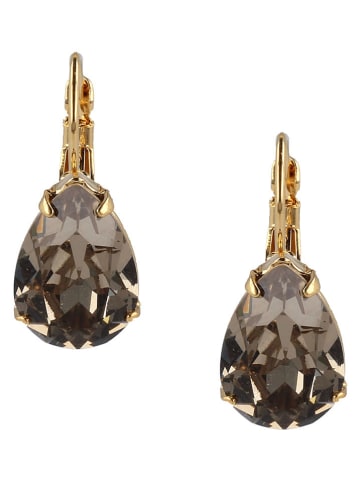 Otazu Vergold. Ohrringe mit Swarovski Kristallen